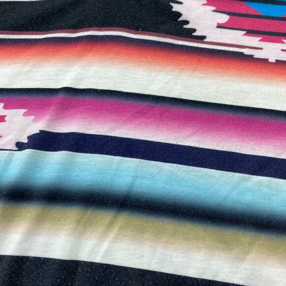 MISSLOOK Long Shirt Women Size 3XL Multicolored Colorful Tunic T-Shirt - Picture 2 of 8